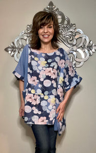 Cotton Gauze Tunic Top