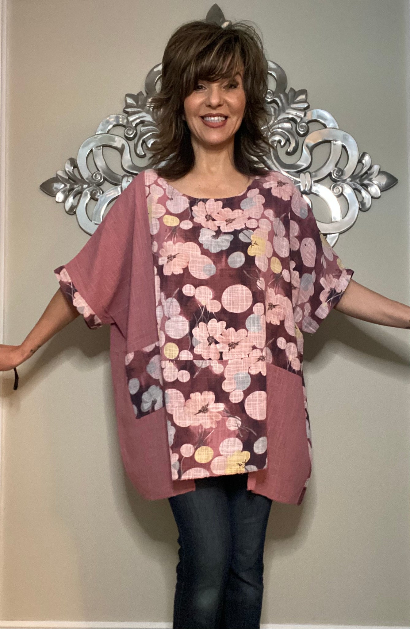 Cotton Gauze Tunic Top